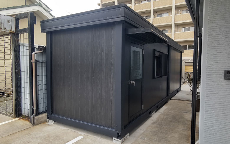 2023.2.15 アウトレットユニットハウス5.5坪（11畳）タイプを、学習室として設置しました。