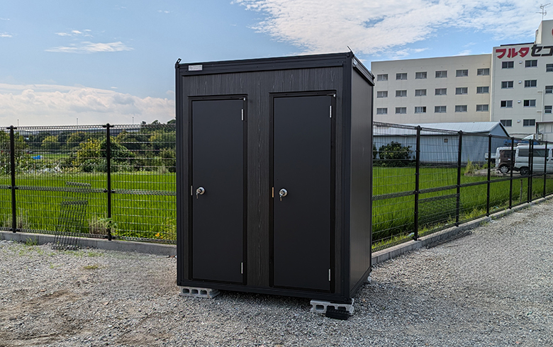 2024.7.19 アウトレットトイレユニット0.7坪（1.4畳）タイプを、従業員用トイレとして設置しました。
