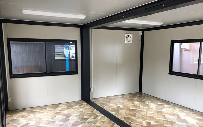 ユニットハウス7.5坪タイプ 2階建て