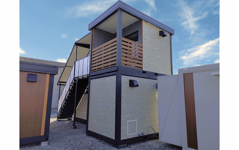 ユニットハウス5.5坪タイプ　2階建て（簡易住宅仕様）