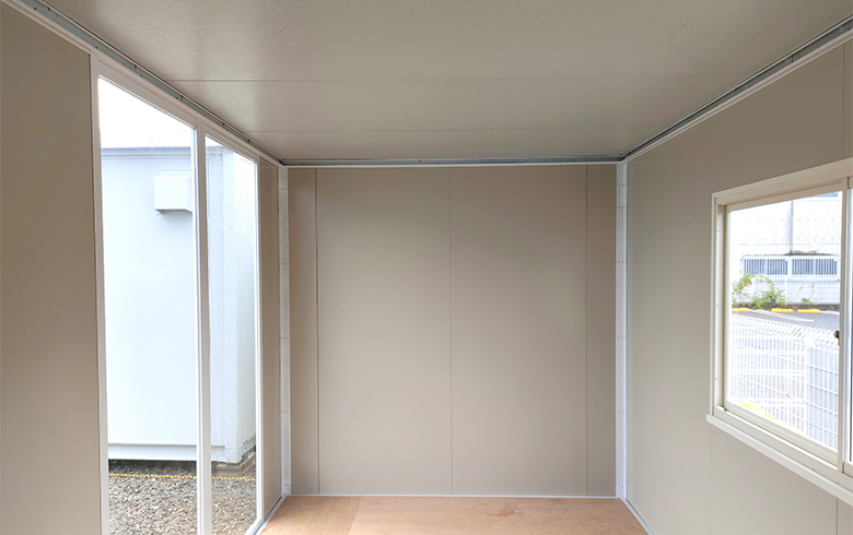 組立式パネルハウス3.9坪タイプ