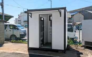 2024.5.14 アウトレットトイレユニット1.2坪（2.4畳）タイプを、従業員用トイレとして設置しました。