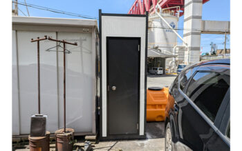 2024.7.8 アウトレットトイレハウス（洋式シャトレ便器仕様）を、従業員用トイレとして設置しました。
