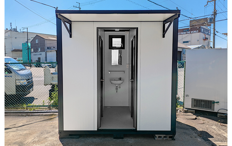 2024.5.14 アウトレットトイレユニット1.2坪（2.4畳）タイプを、従業員用トイレとして設置しました。