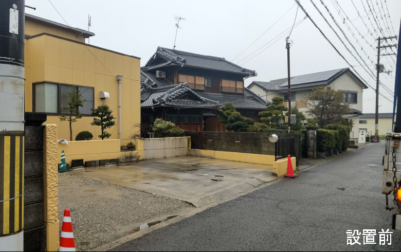 2024.3.26 アウトレットユニットハウス6.2坪（12.4畳）タイプを、事務所兼倉庫として設置しました。
