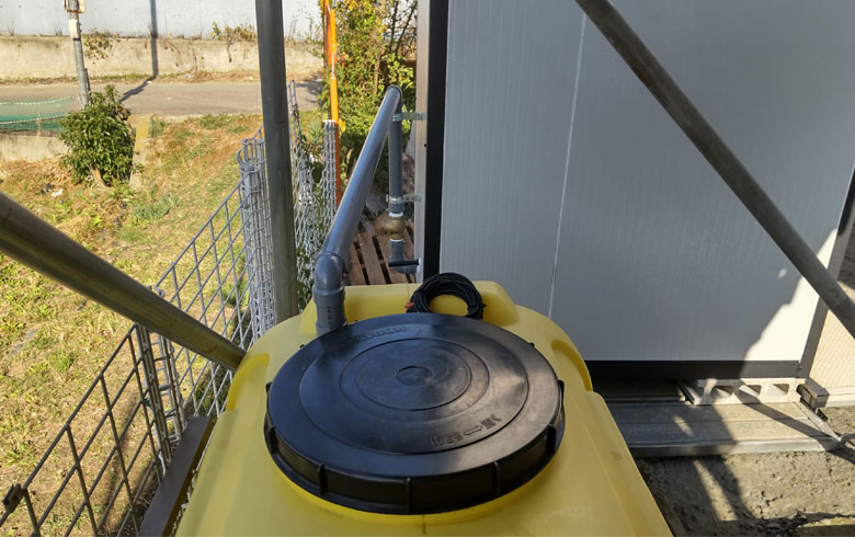 2022.11.16 トイレハウス K-T0.3型（洋式シャトレ便器仕様）を設置しました。