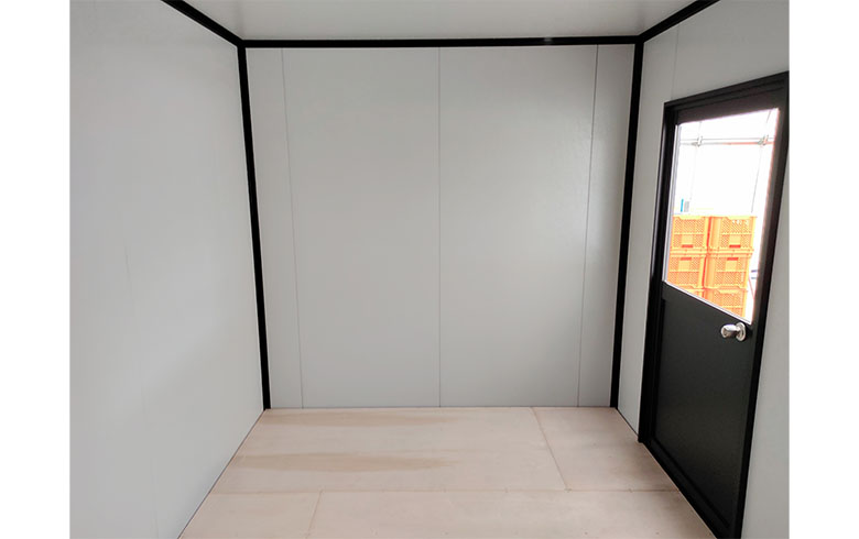 2024.10.4 組立式パネルハウス2.5坪（5畳）タイプを、休憩室として設置しました。