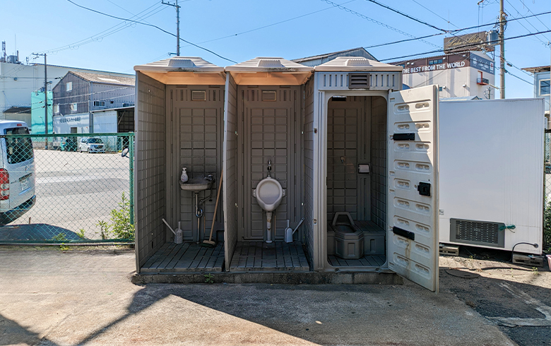 2024.5.14 アウトレットトイレユニット1.2坪（2.4畳）タイプを、従業員用トイレとして設置しました。