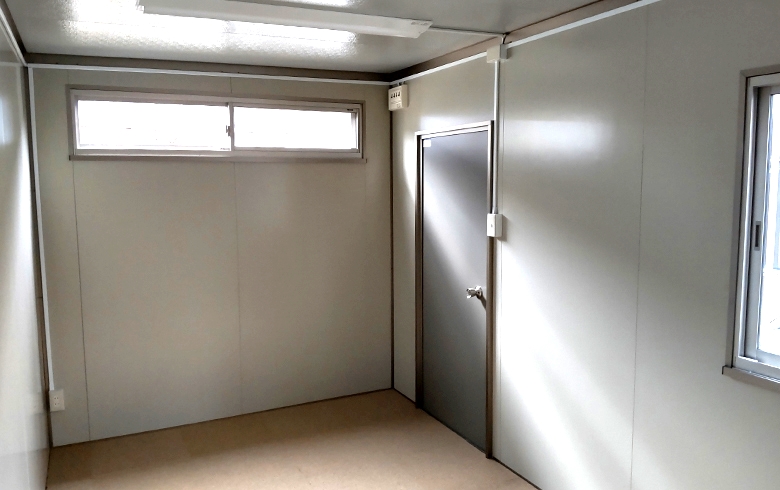 2021.12.27 組立式パネルハウス3.1坪（6.2畳）タイプを、事務所として設置しました。
