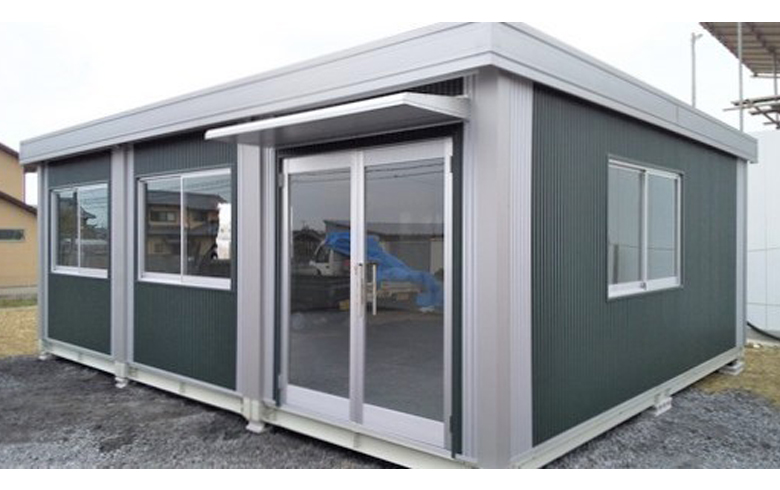 2020.1.7 中古ユニットハウス12坪（24畳）タイプ カスタマイズ仕様を、事務所として設置しました。